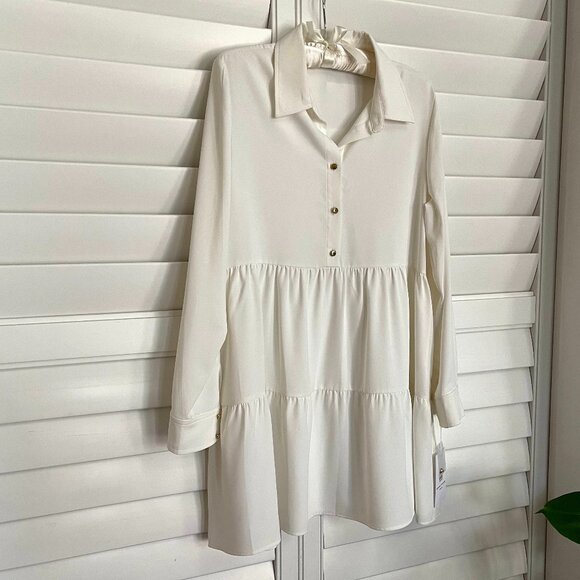 *NWT* Amanda Uprichard Long Sleeve Pierre Mini Dress Size M - Picture 8 of 13